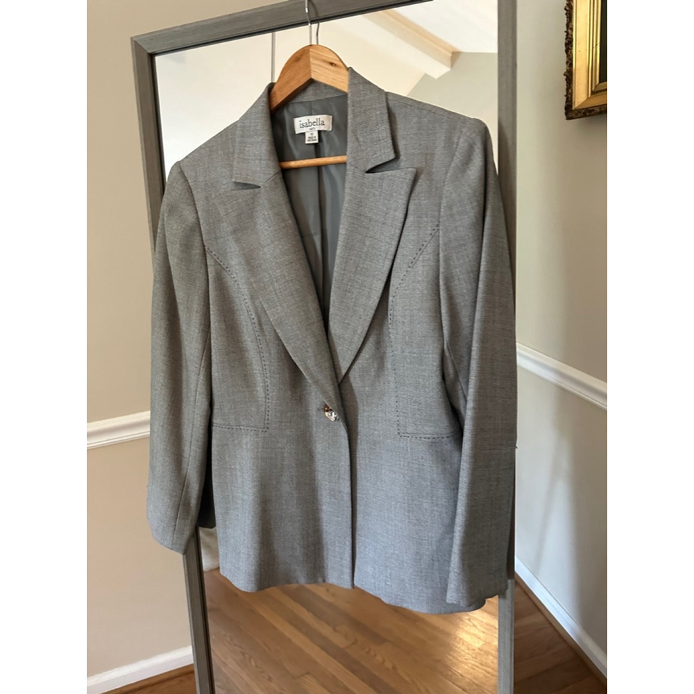 Isabella Blazer Women's Size 12 Gray